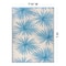 World Rug Gallery Floral Tropical Reversible Recycled Plastic 7'10'' X 10' Blue Outdoor Rug 6075BLUE8X10 - alternate 6